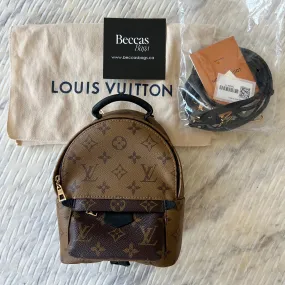 Louis Vuitton Reverse Monogram Palm Springs Mini Backpack