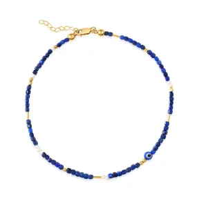 Luca Gemstone Anklet