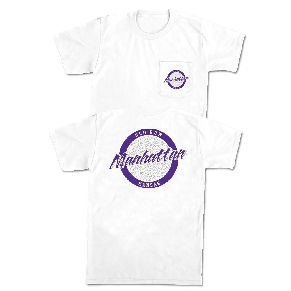 Manhattan, Kansas Circle Logo Pocket Tee