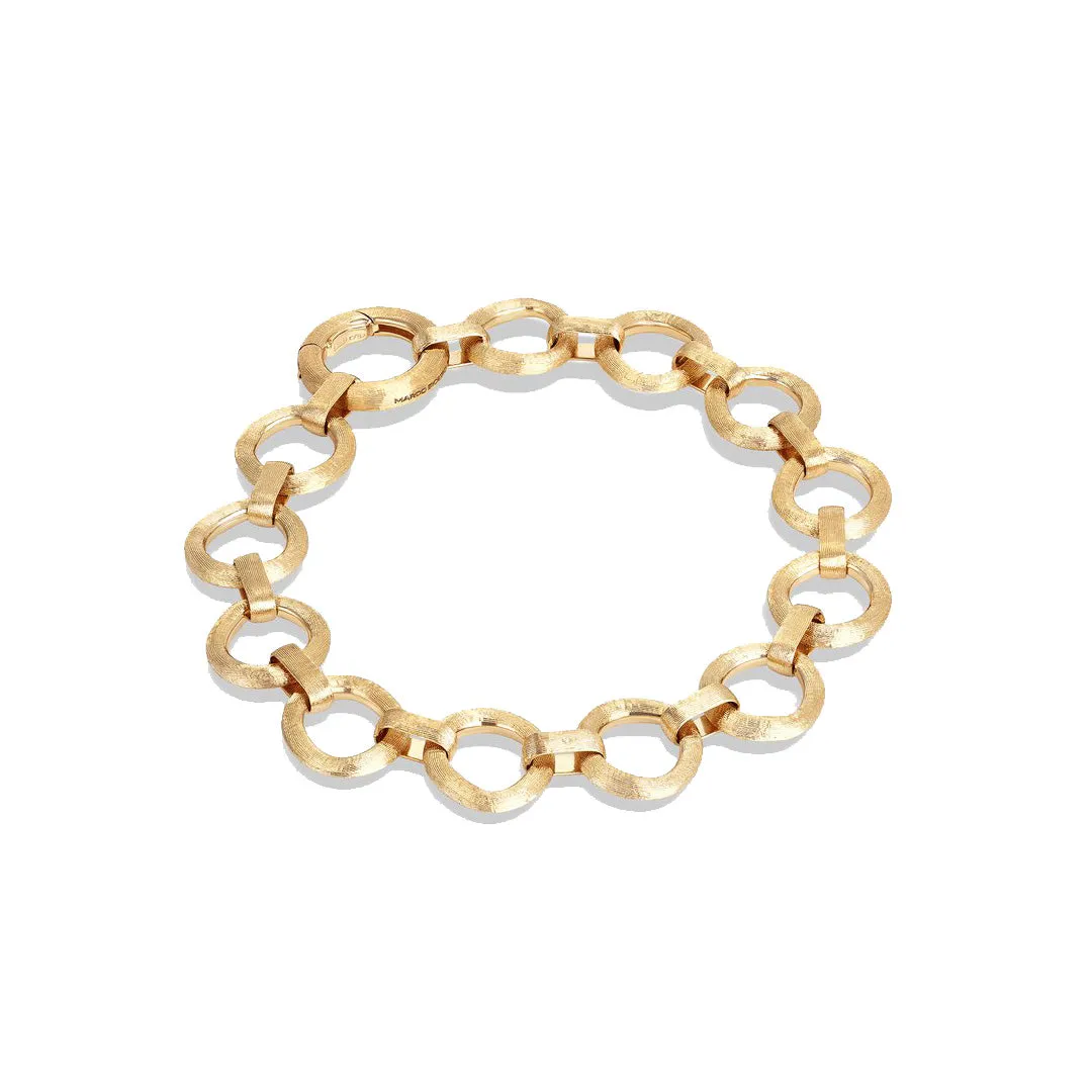 Marco Bicego Jaipur Collection 18K Yellow Gold Flat Link Bracelet BB2609 Y