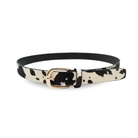 MARIA - Women's Cow Print Genuine Leather Belt