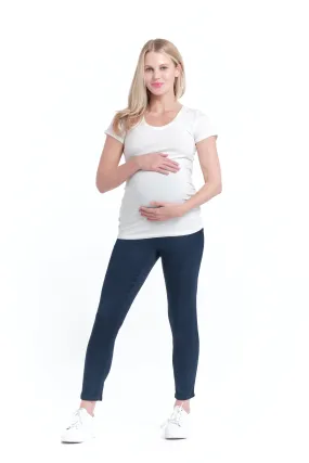 Maternity Butter Skinny w/ Bellyband in Rinse