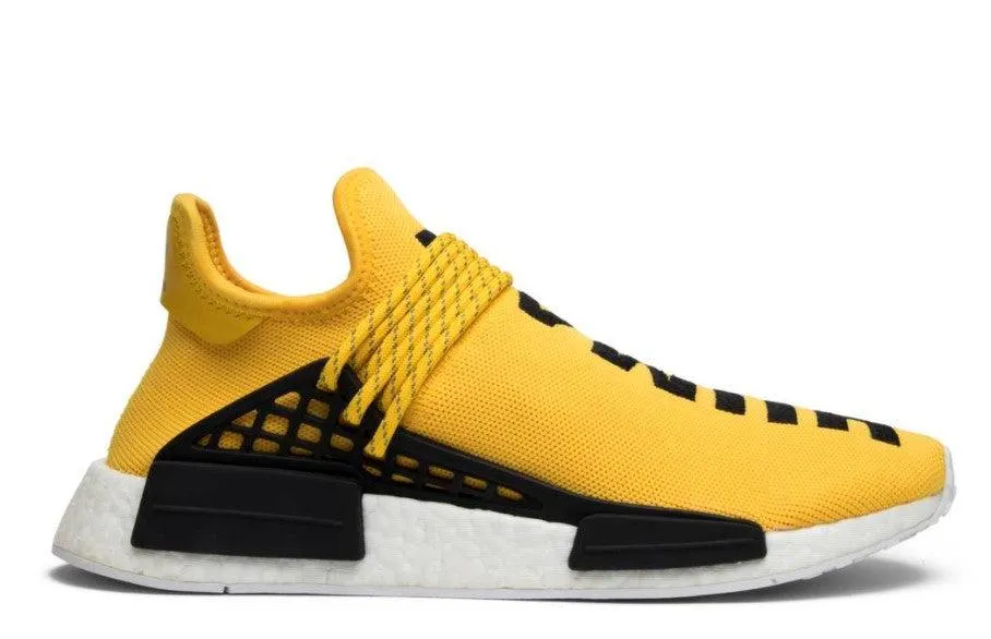 (Men's) Adidas x Pharrell Williams PW Human Race NMD 'Yellow / Black' (2017) BB0619