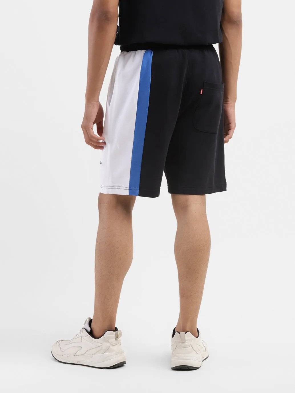 Men's Black Regular Fit Shorts