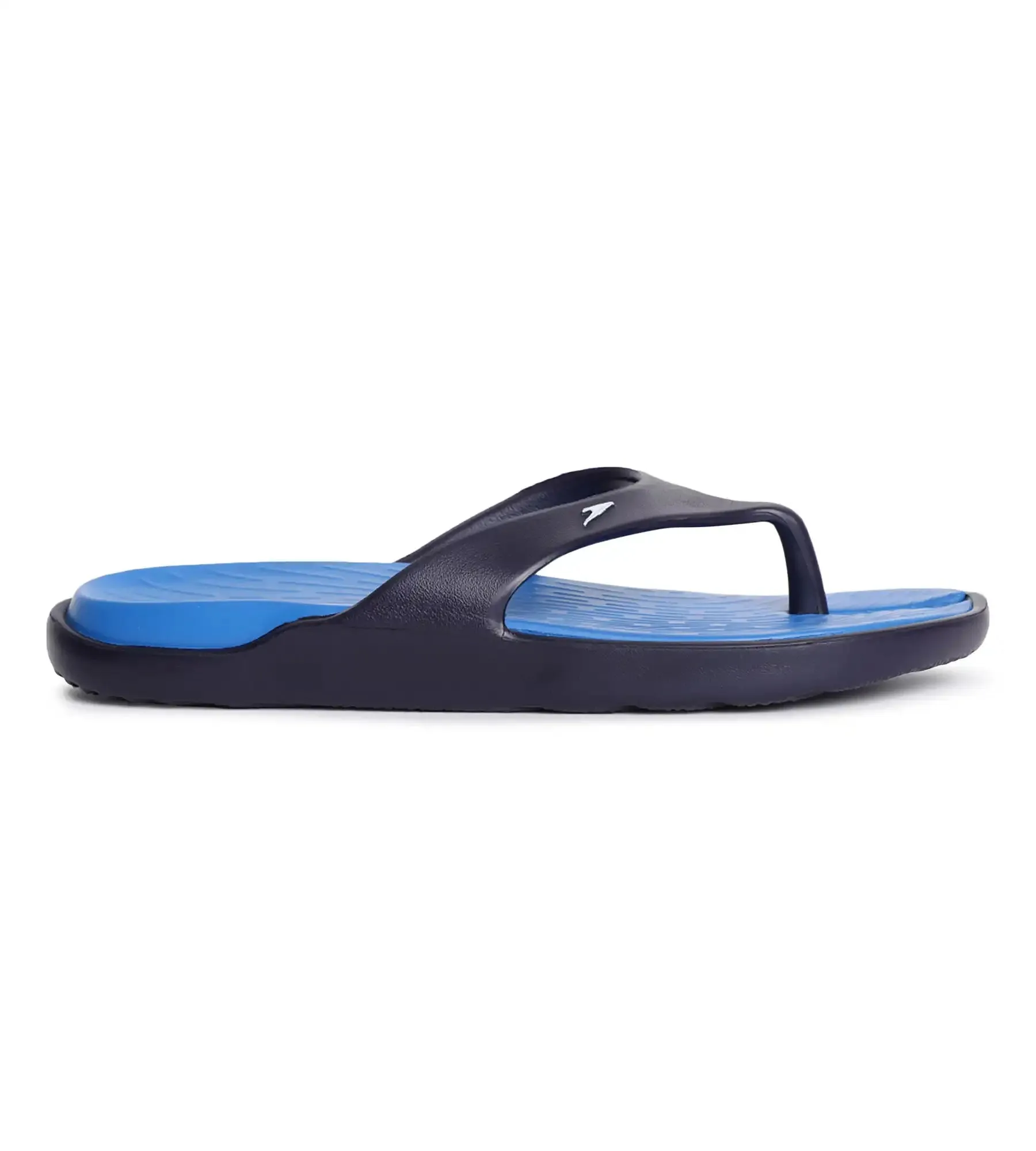 Men's Dual Colour Flip Flops -  Blue Flame & True Navy