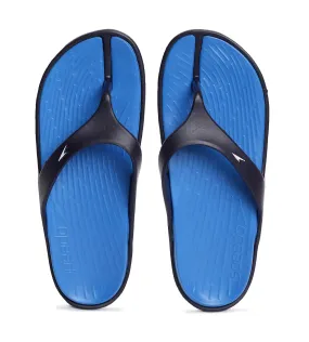 Men's Dual Colour Flip Flops -  Blue Flame & True Navy