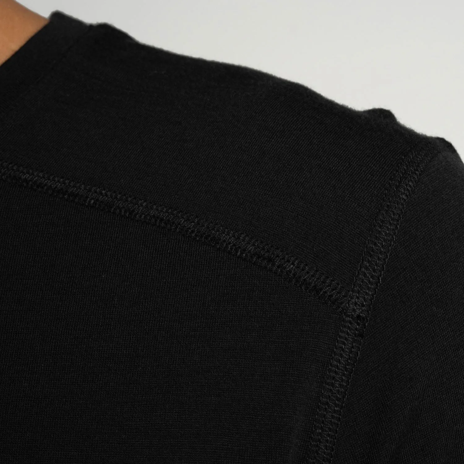 Mens Merino LS Base Layer Charcoal