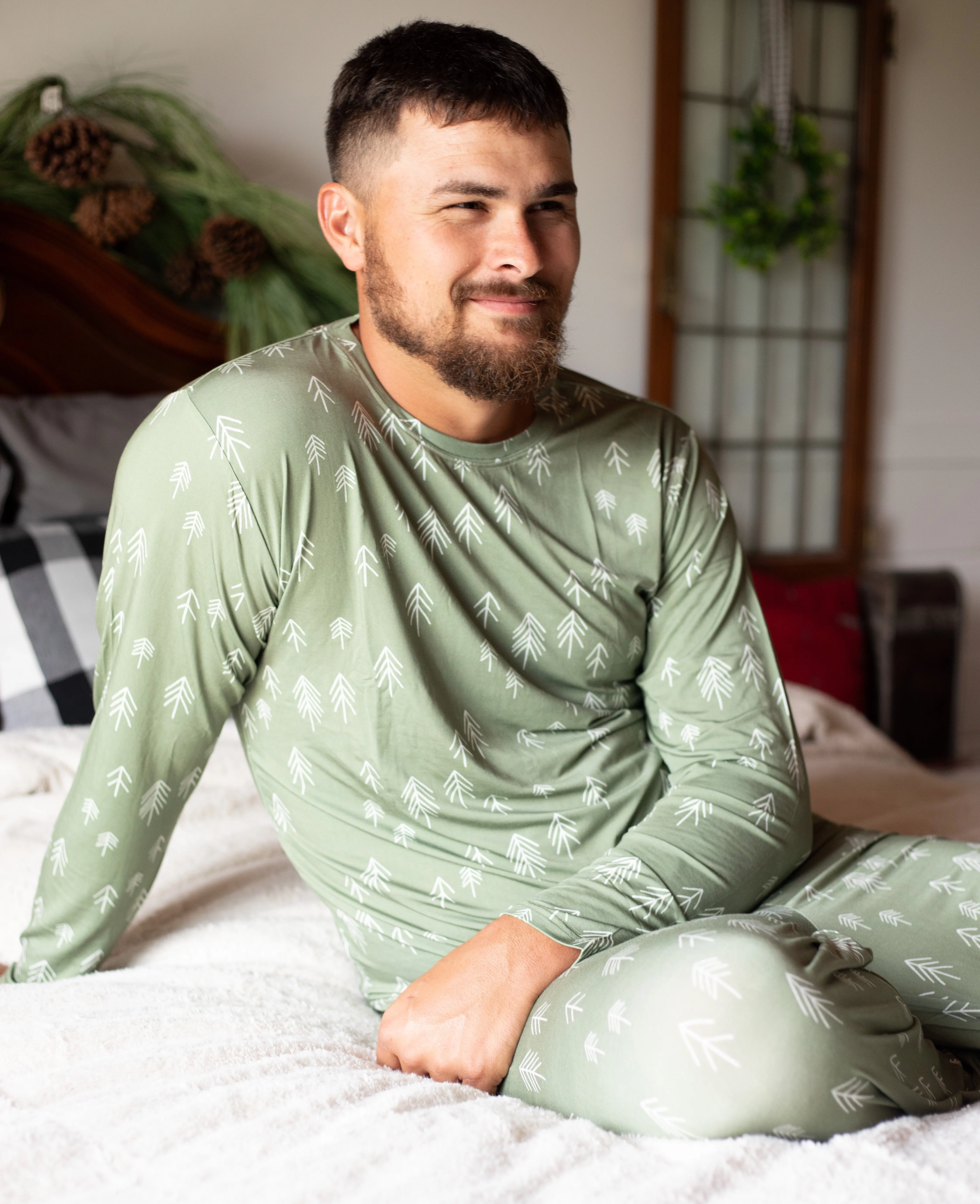 MEN'S PAJAMA SET- Trees