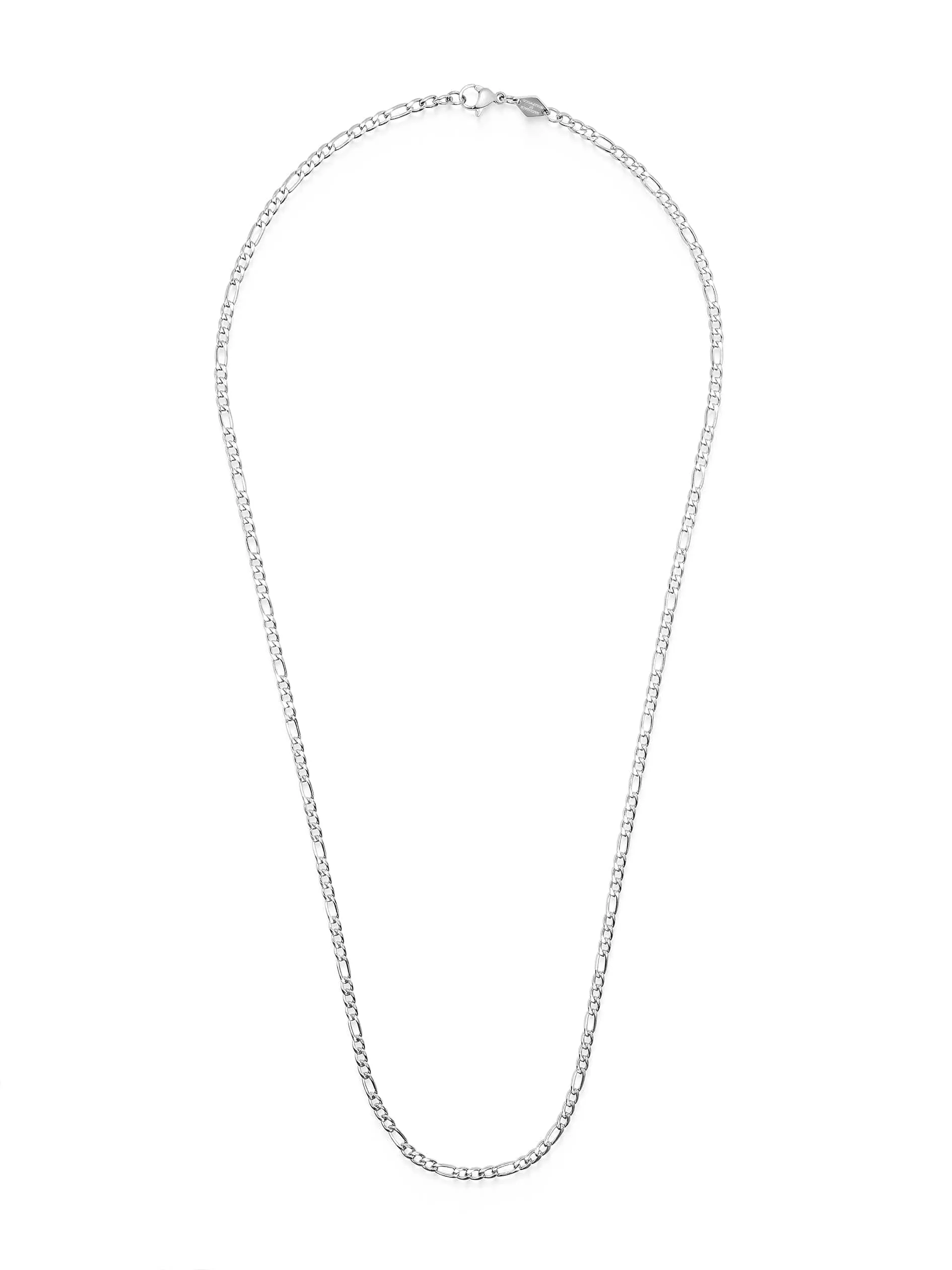 Men's Silver Figaro Chain in 3mm