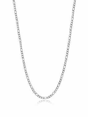 Men's Silver Figaro Chain in 3mm