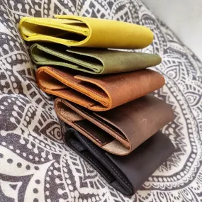 Mini leather wallet