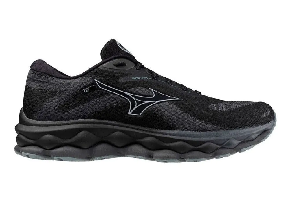 Mizuno Wave Sky 7 (2E Width) - Black Nickel Ebony (Mens)