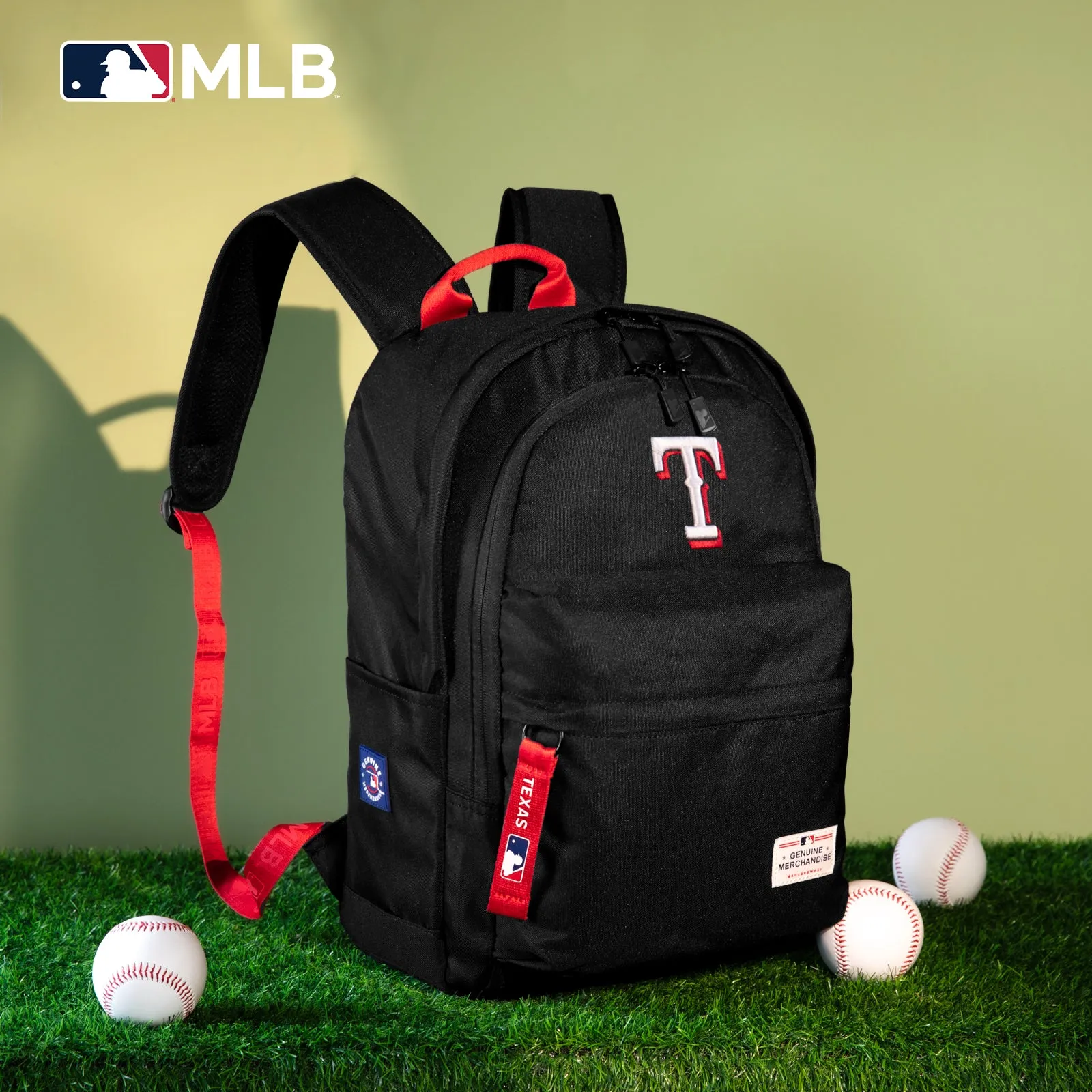 MLB-TX55-355  MLB Texas Rangers Laptop Backpack