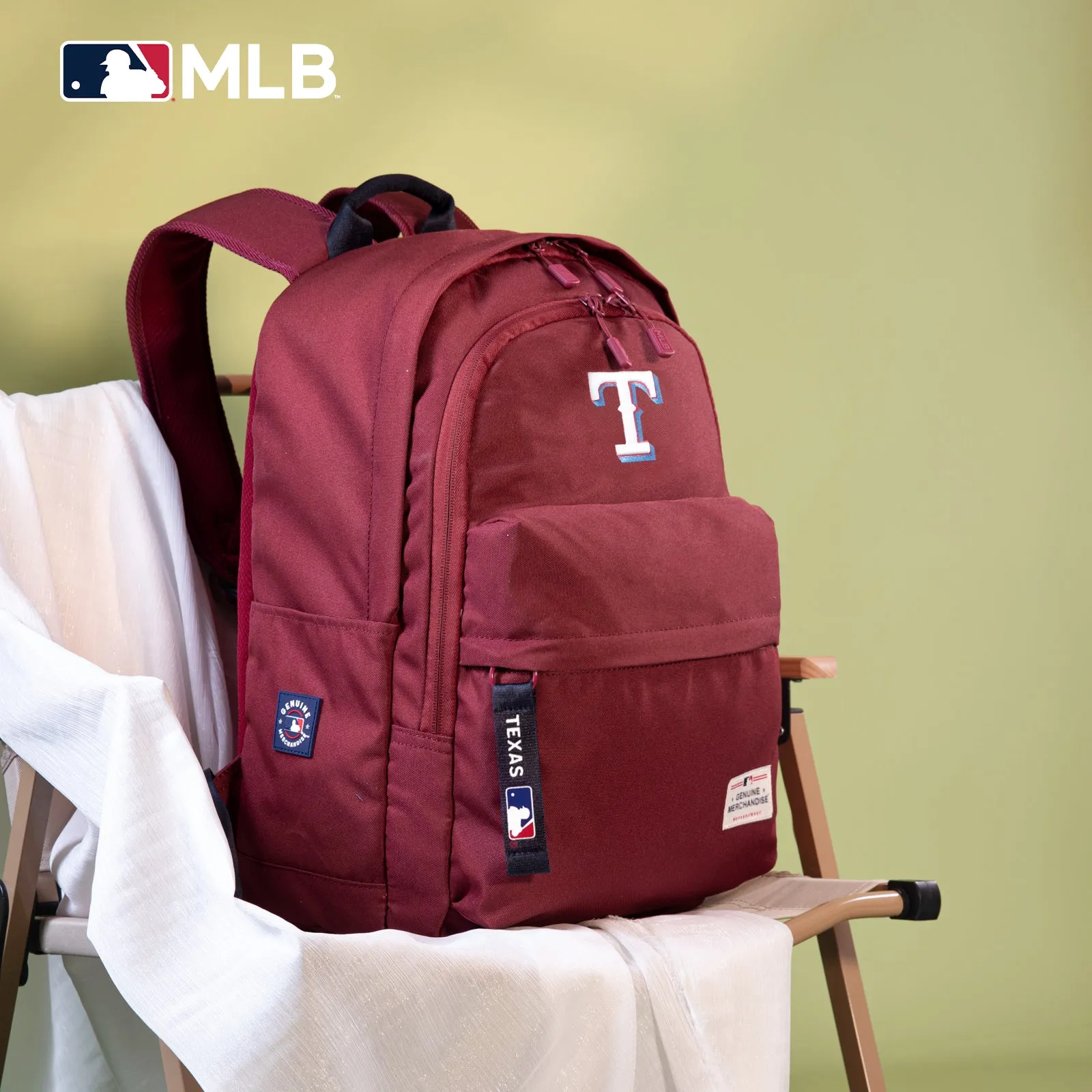 MLB-TX55-355  MLB Texas Rangers Laptop Backpack