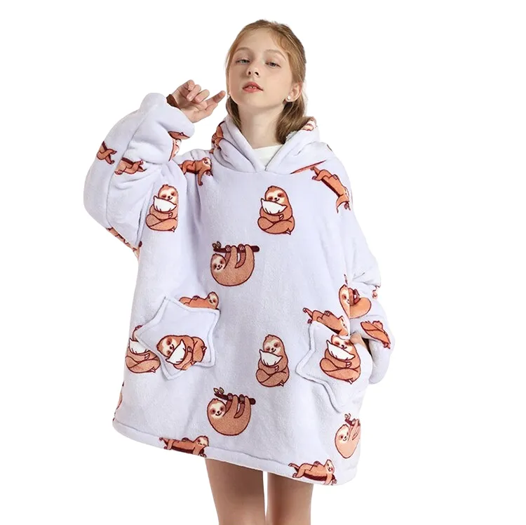 My Snuggy - Kids Sloth Hoodie Blanket