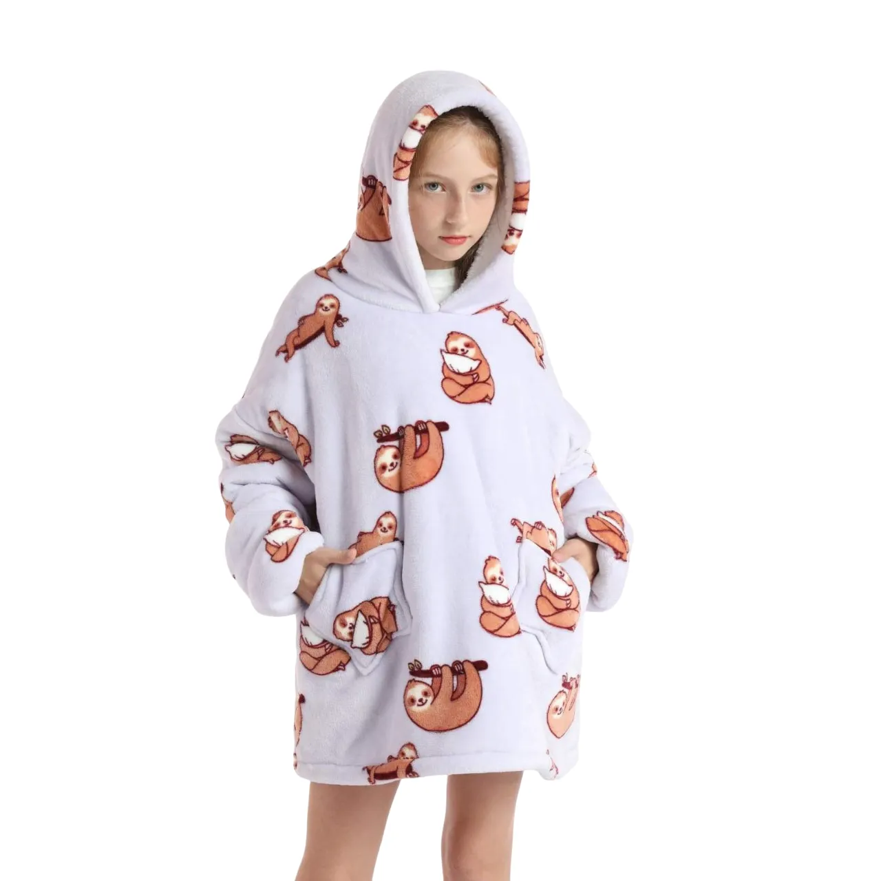 My Snuggy - Kids Sloth Hoodie Blanket