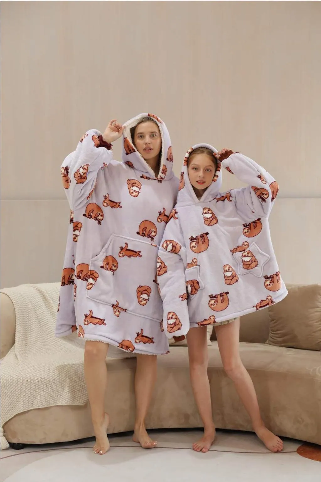 My Snuggy - Kids Sloth Hoodie Blanket