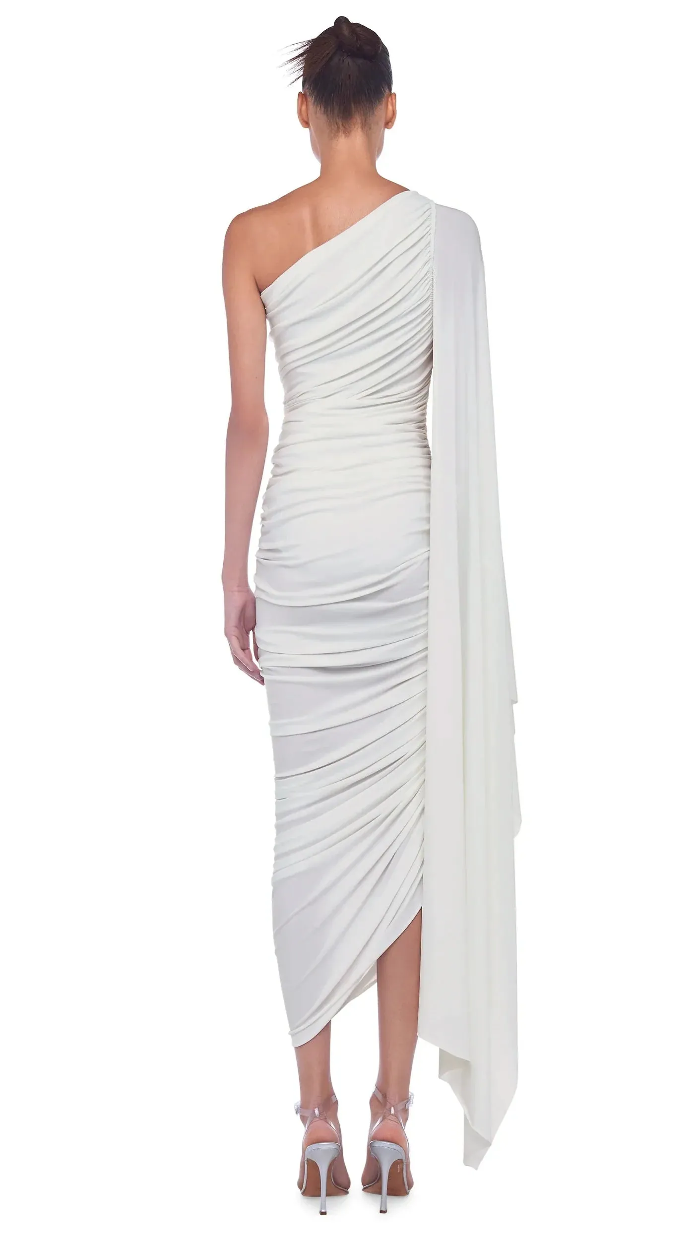 Norma Kamali - Diana Gown W/ Sleeve - Snow White