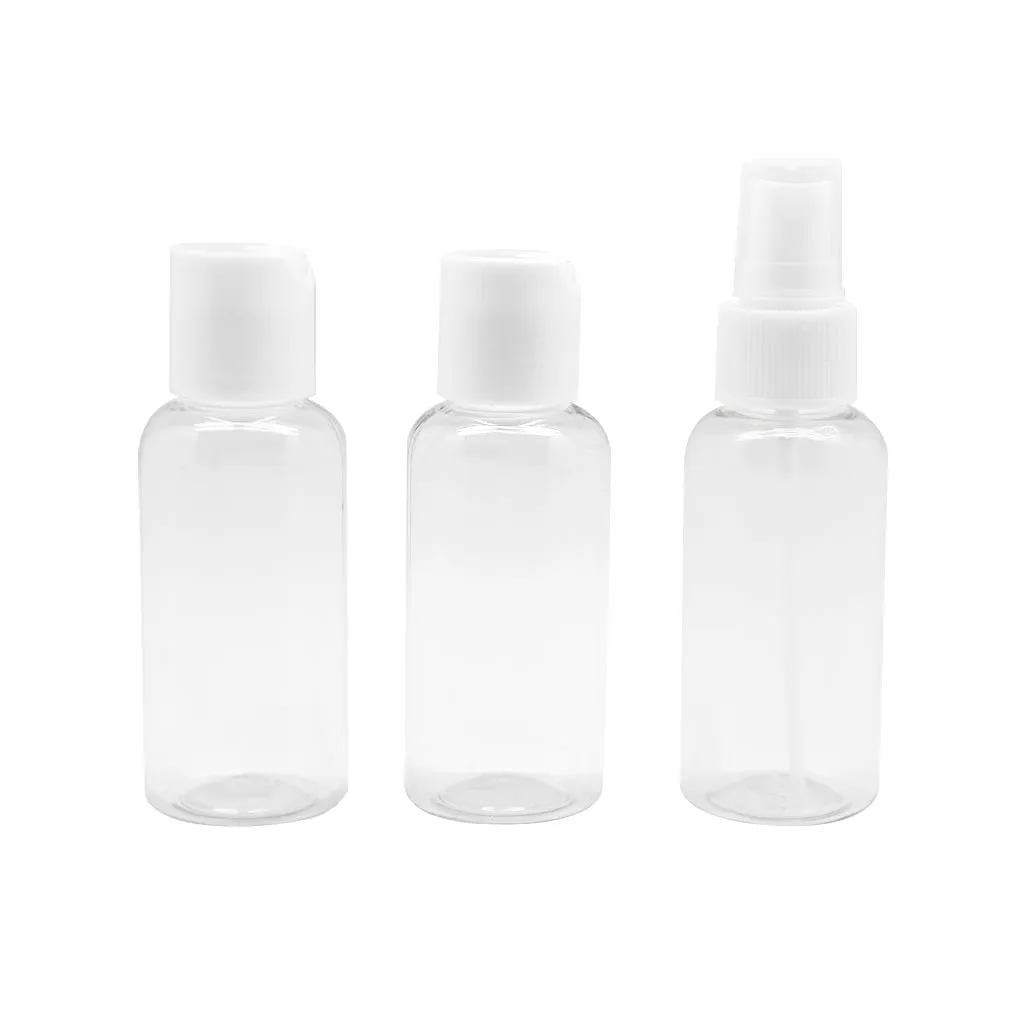 NUVALU Set de Botellas de Viaje 3Pcs