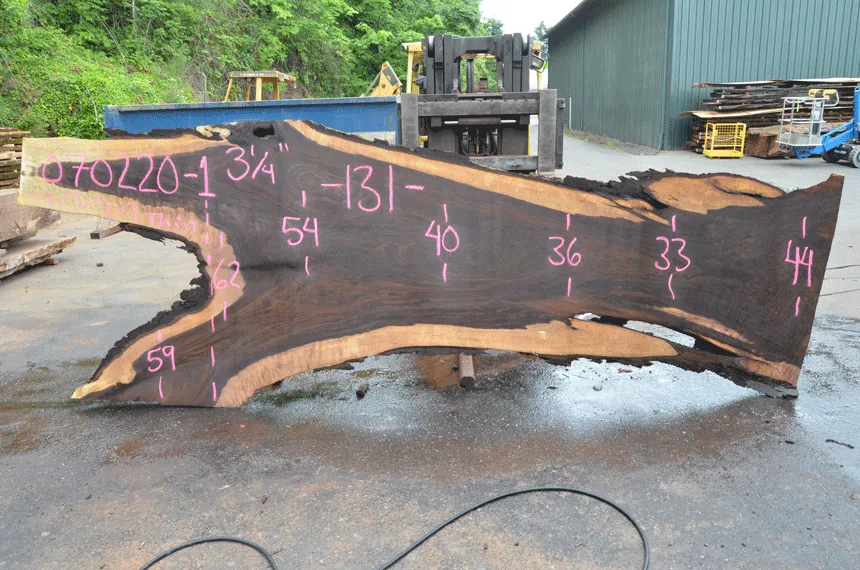 Oregon Black Walnut Slab 070220-01