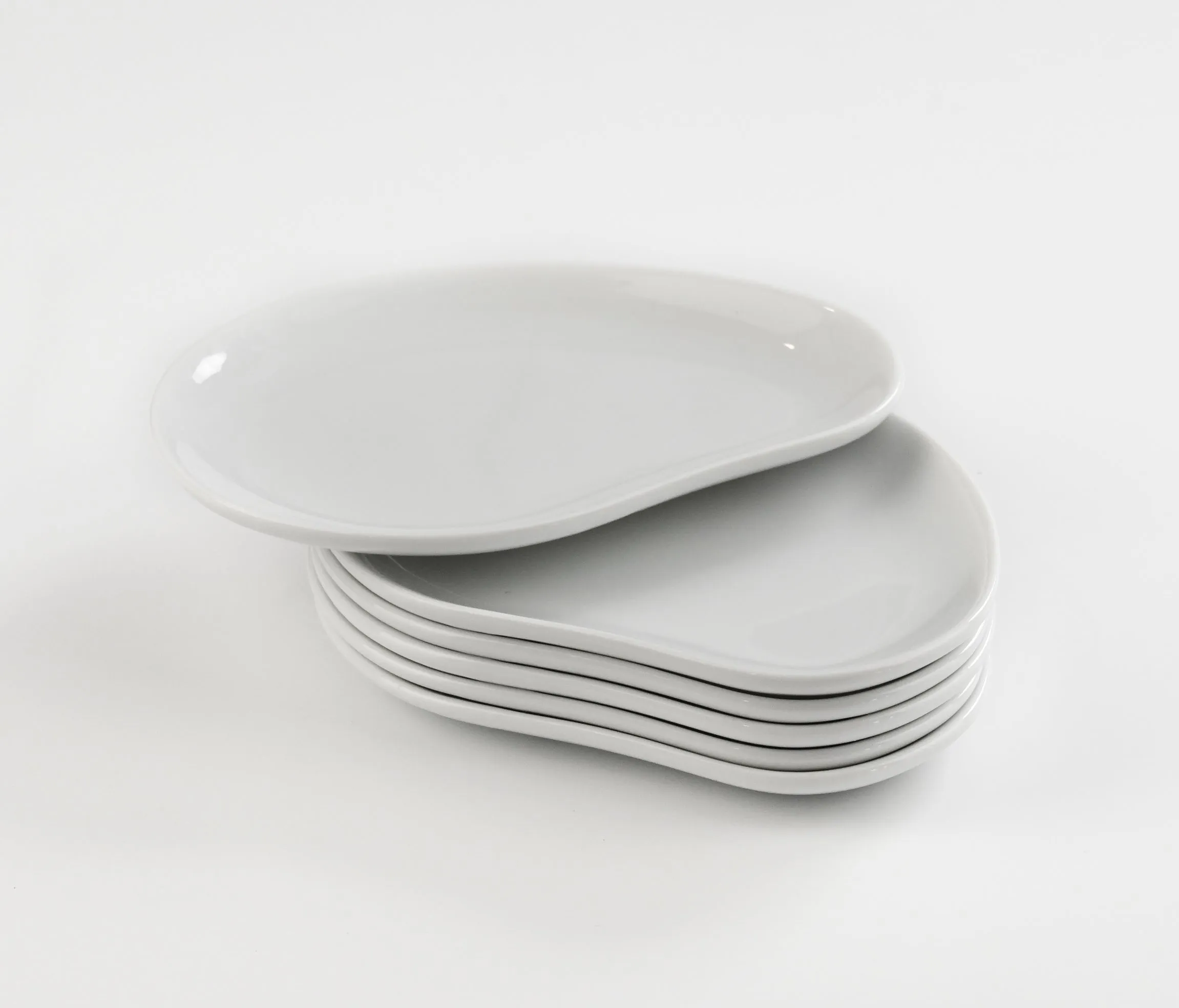 Organic Design Appetizer Plates - Set of 6