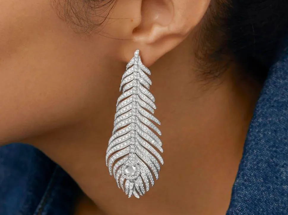 Plume de Paon Earrings