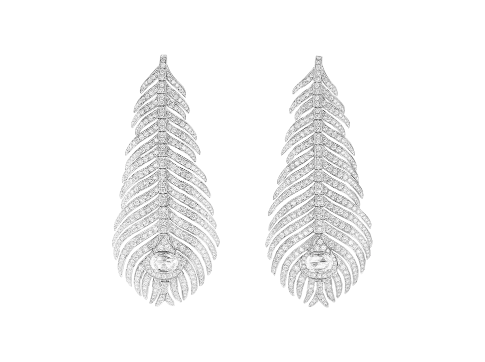 Plume de Paon Earrings