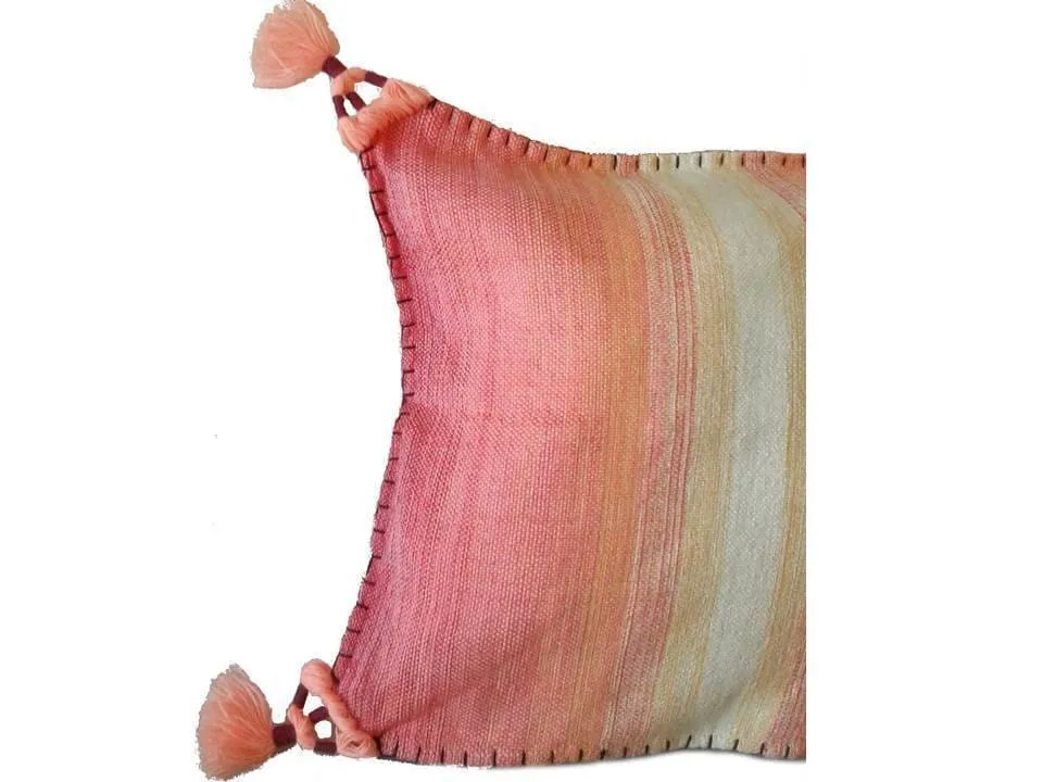 PomPom Cushion Cover | Chefchaouen - Pink