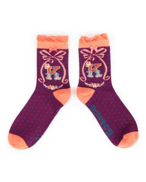 Powder - Alphabet socks K