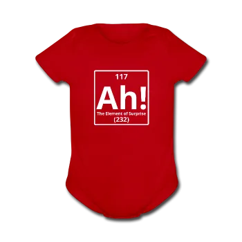 "Ah! The Element of Surprise" - Baby Short Sleeve One Piece