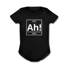 "Ah! The Element of Surprise" - Baby Short Sleeve One Piece