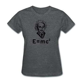 "Albert Einstein: E=mc²" - Women's T-Shirt