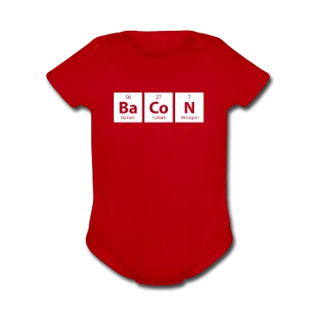 "BaCoN" - Baby Short Sleeve One Piece