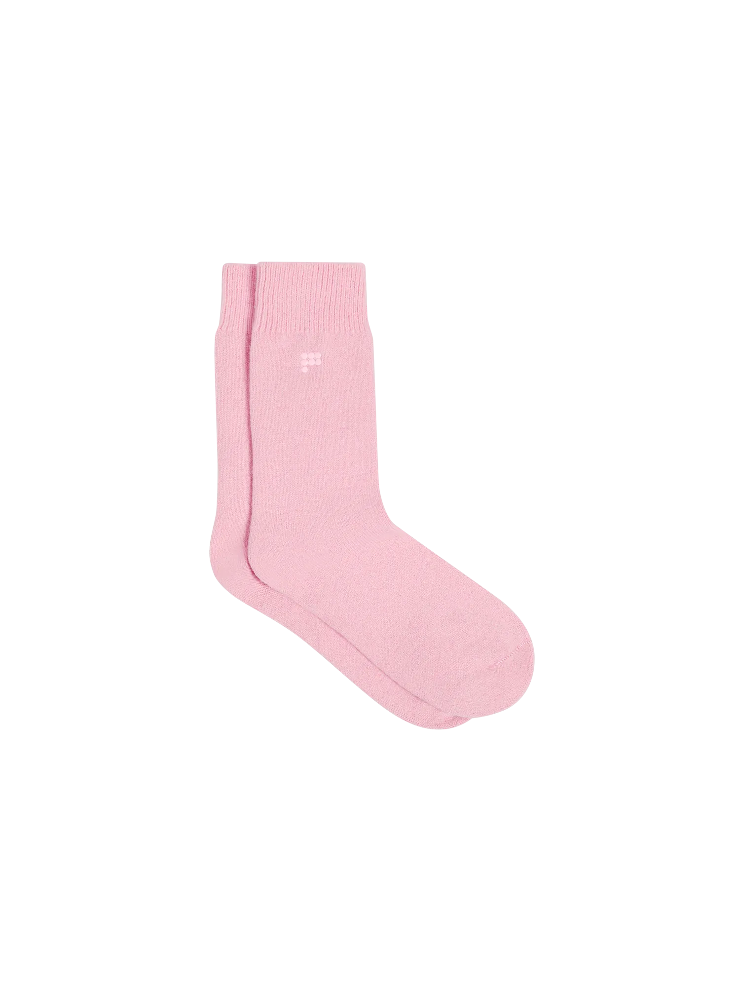 Recycled Cashmere Socks—sakura pink