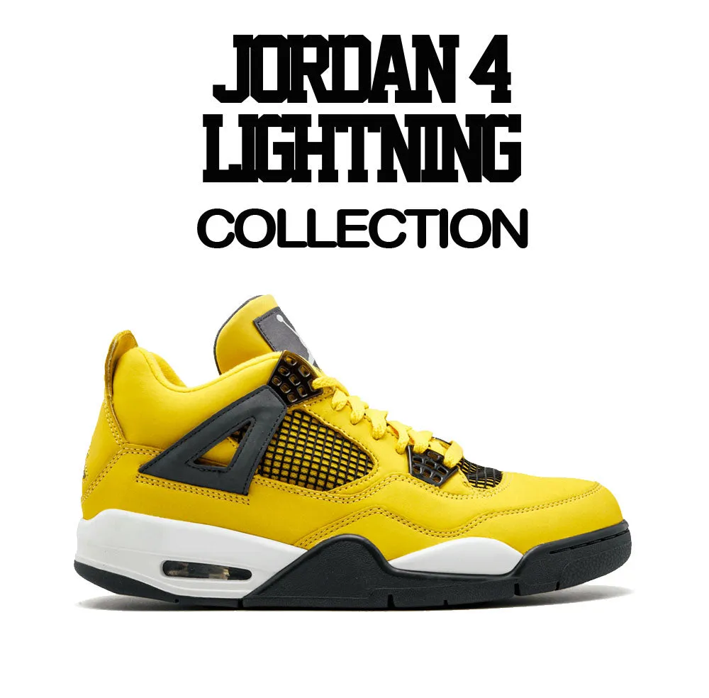 Retro 4 Lightning Shirt - Kream - Black