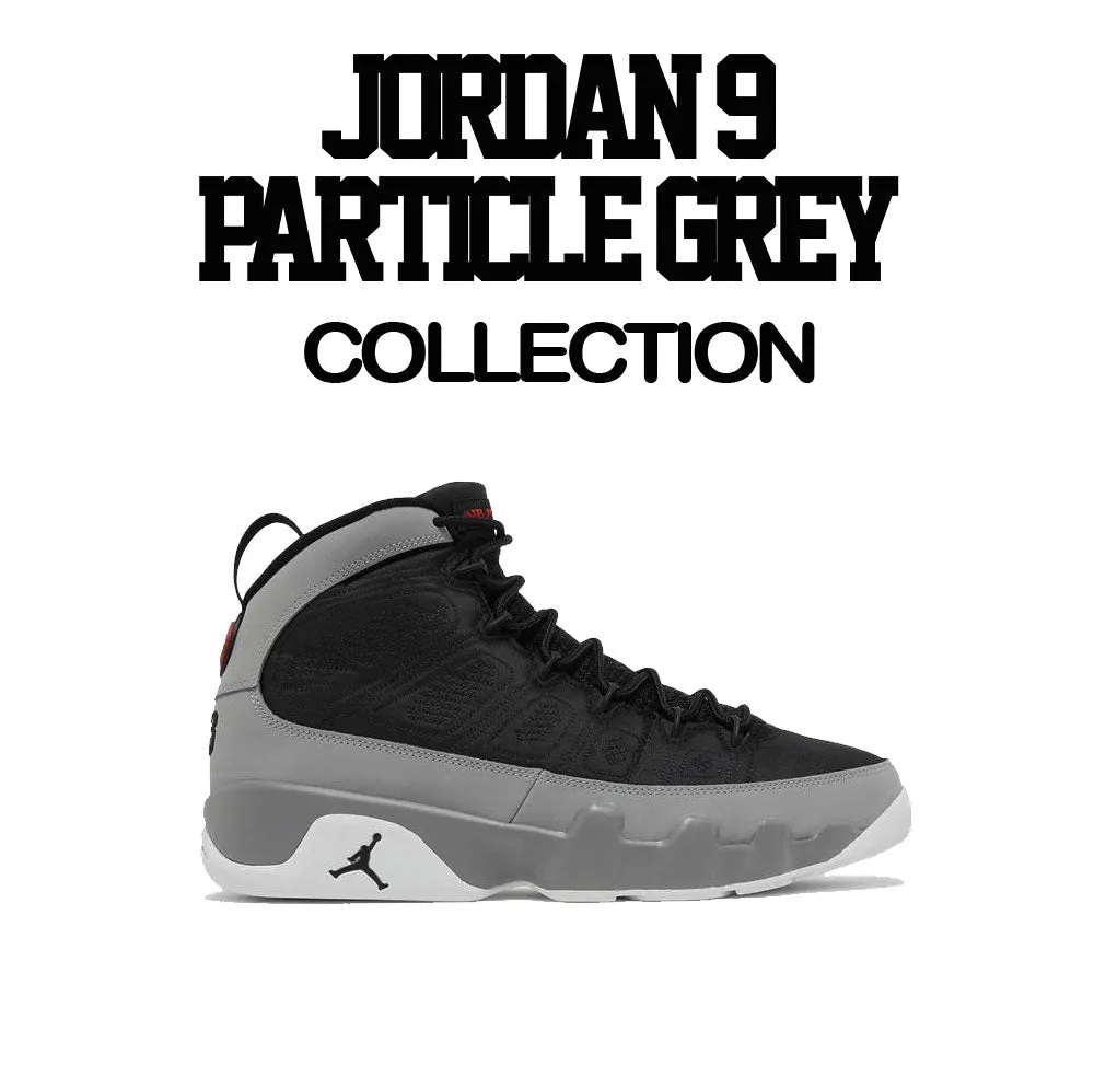 Retro 9 Particle Grey Money Talk Shirt