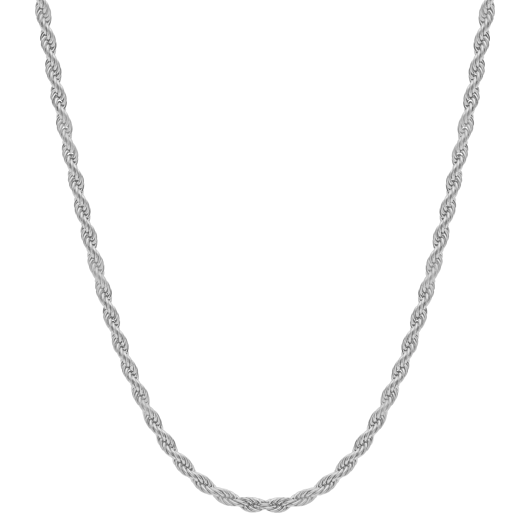 Rope Chain - White Gold