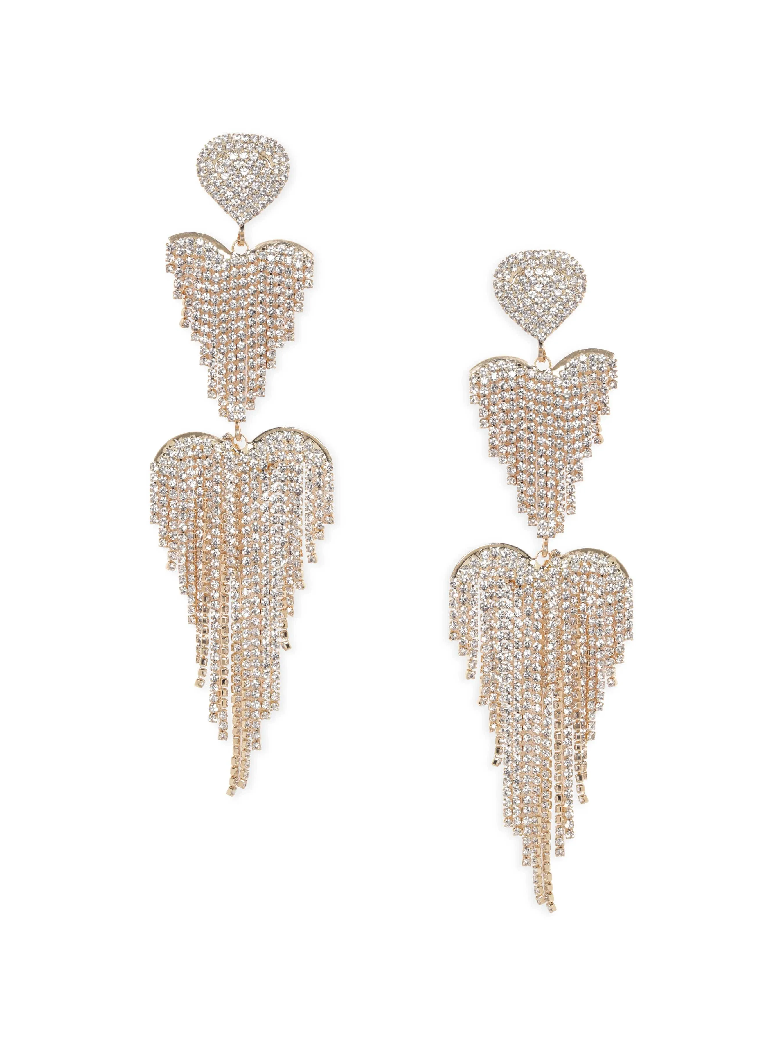 Rubans Voguish Glamourous Gilded Cascade Earrings