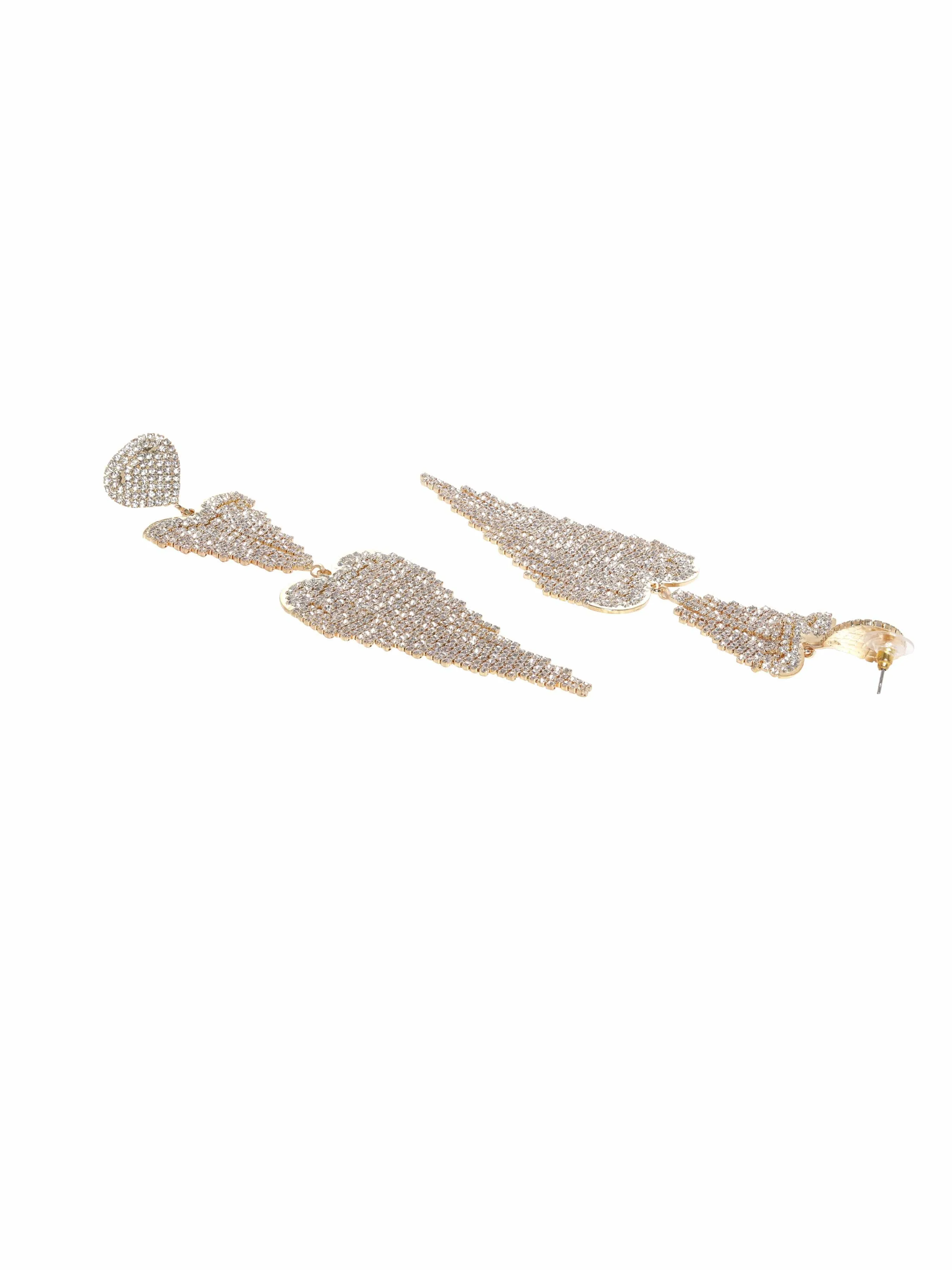 Rubans Voguish Glamourous Gilded Cascade Earrings