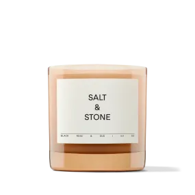 Salt and Stone Black Rose and Oud Candle