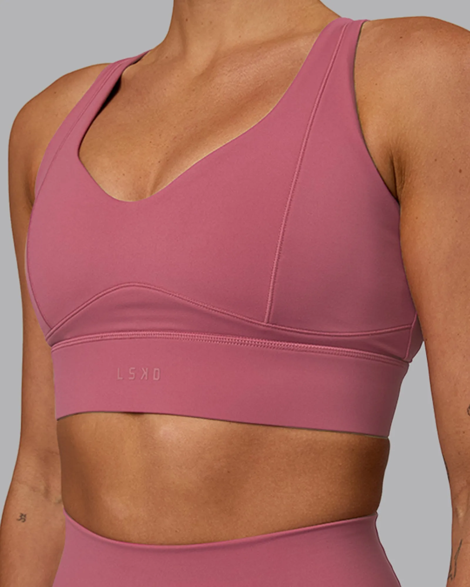 Sculpt Sports Bra - Mauve Haze