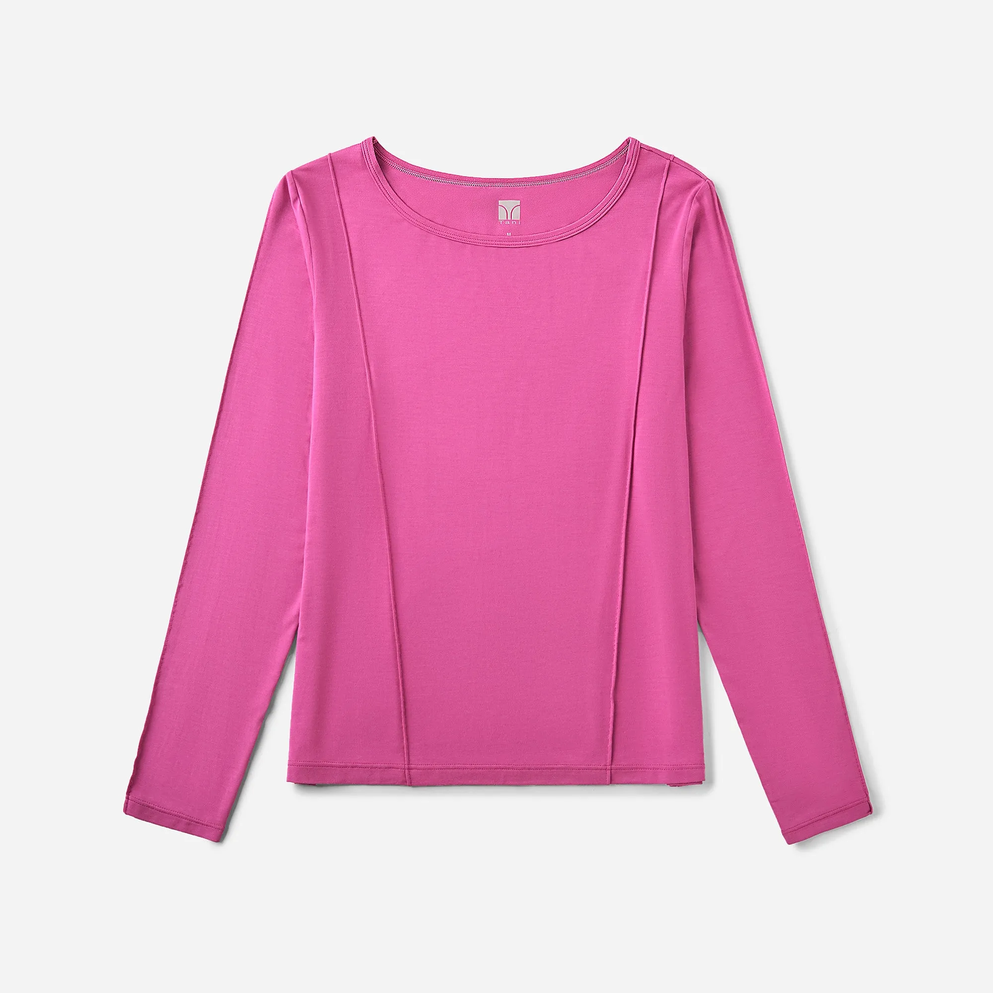 Silktouch TENCEL™ Modal Air Round Neck Long Sleeve Top