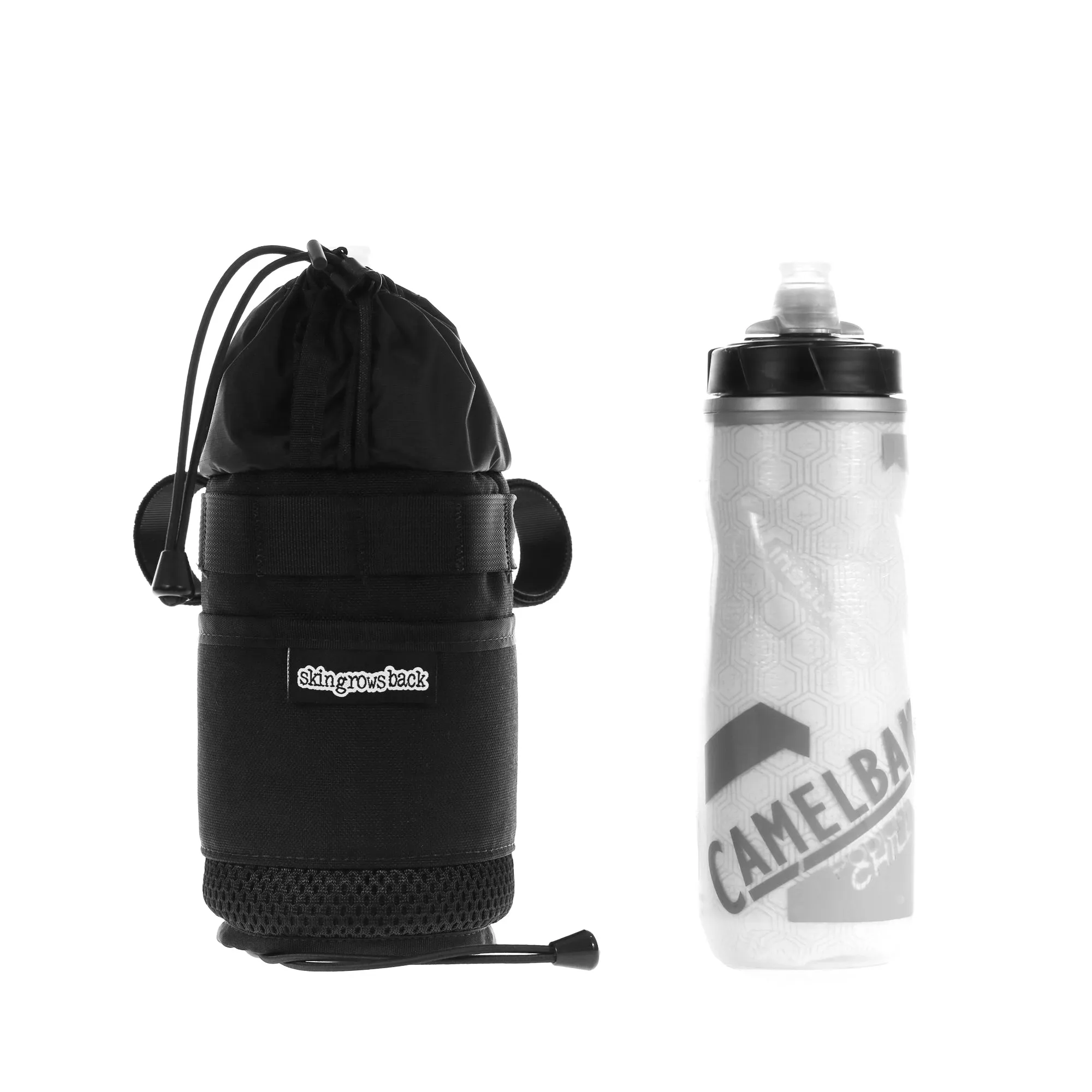 Snack Stack Stem Feed Bag Black