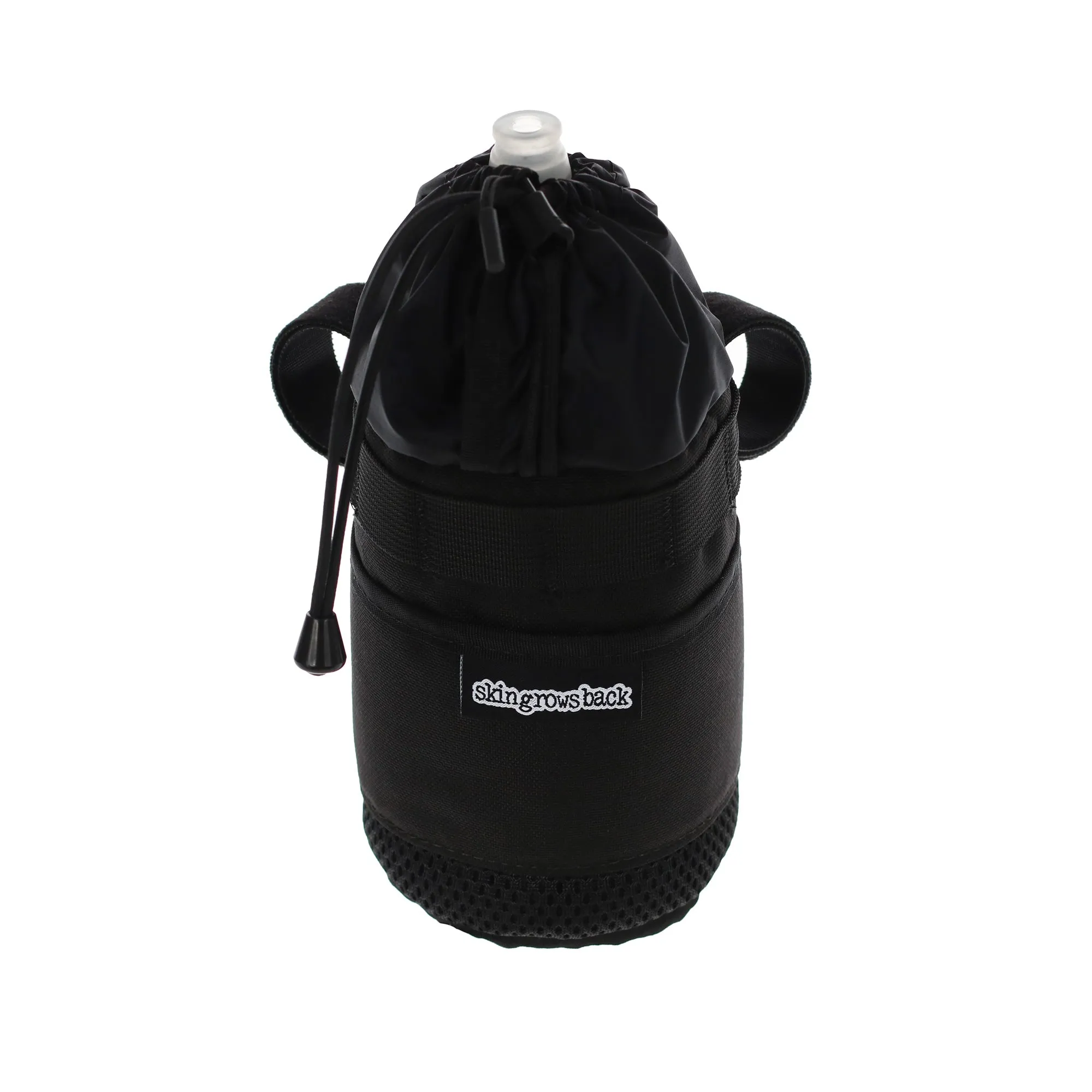 Snack Stack Stem Feed Bag Black