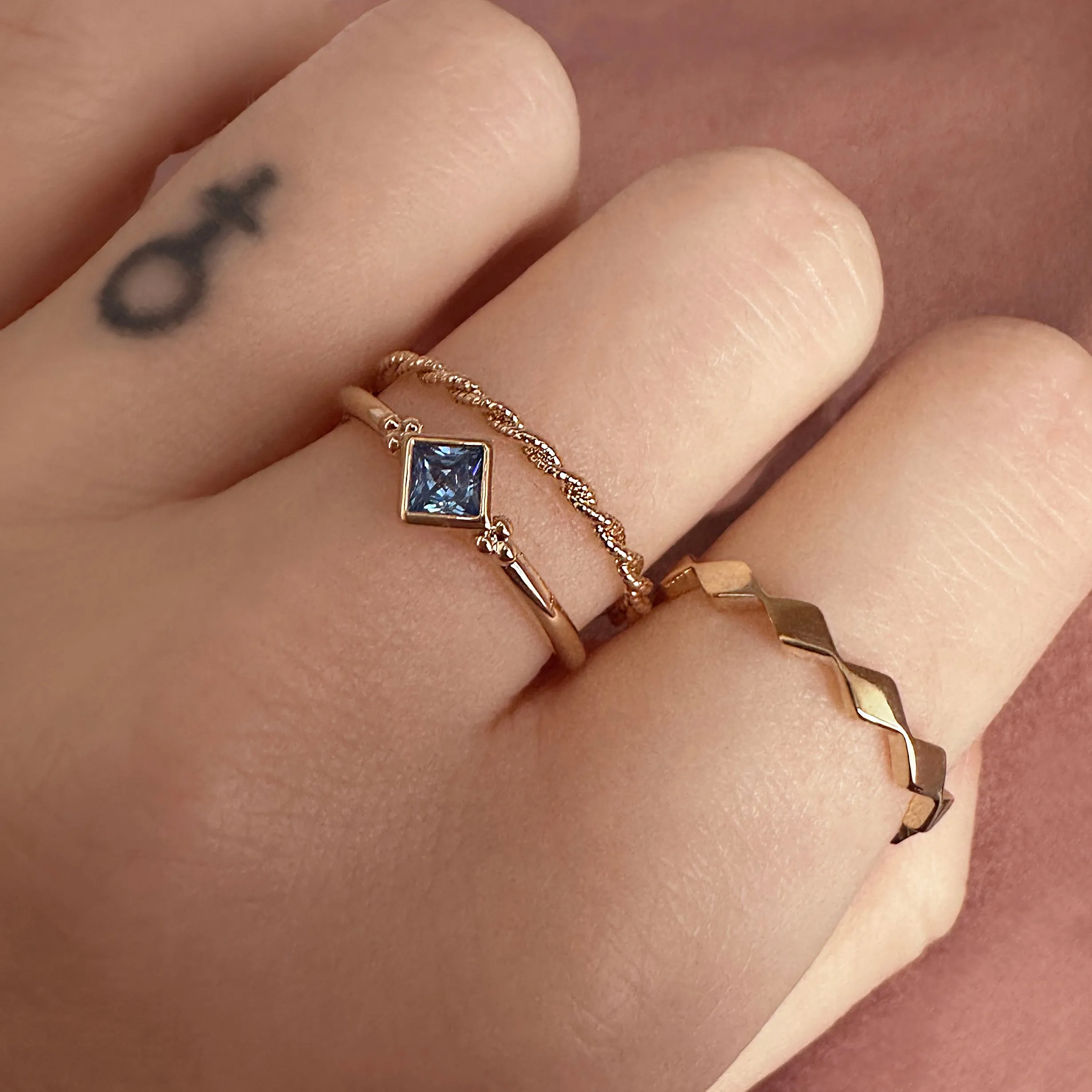 Starla - Geometric Ring