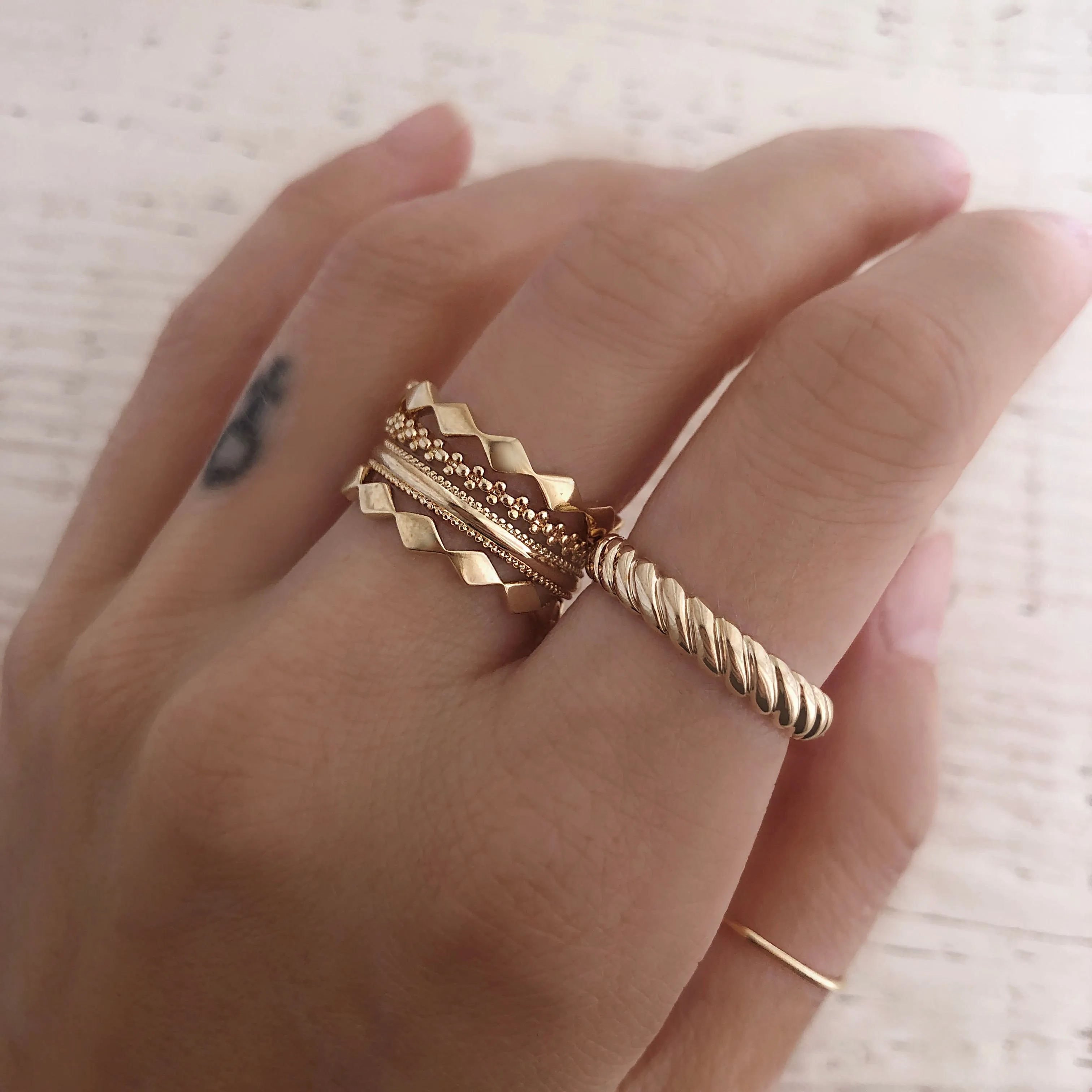 Starla - Geometric Ring