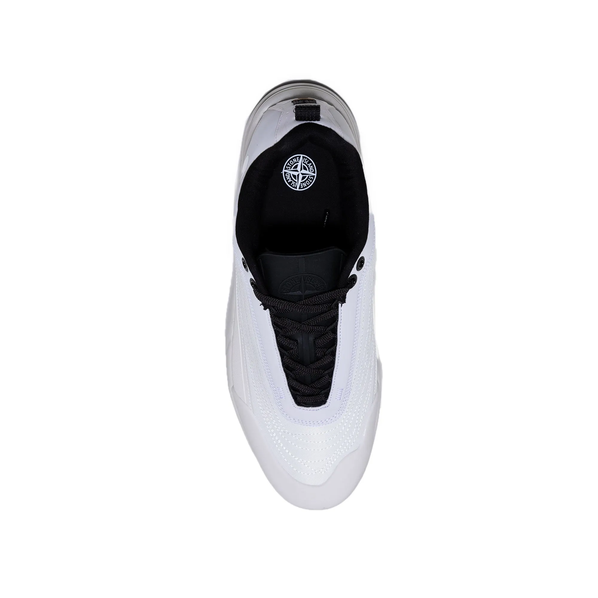 Stone Island Mens Grime White Shoes