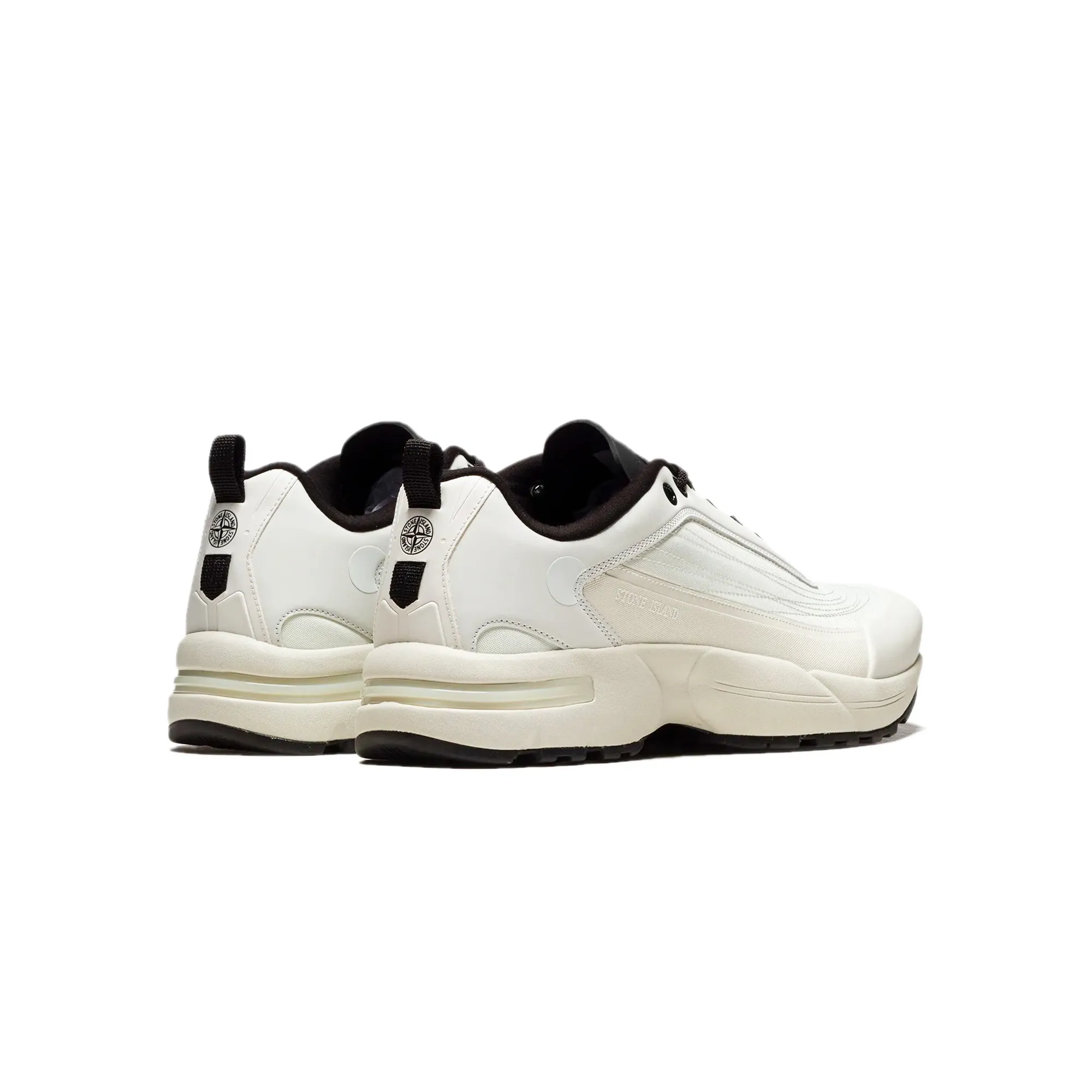 Stone Island Mens Grime White Shoes