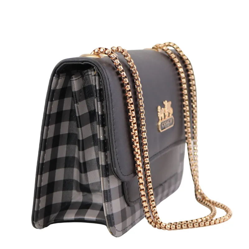 Stylish crossbody Purse with Gold Chain