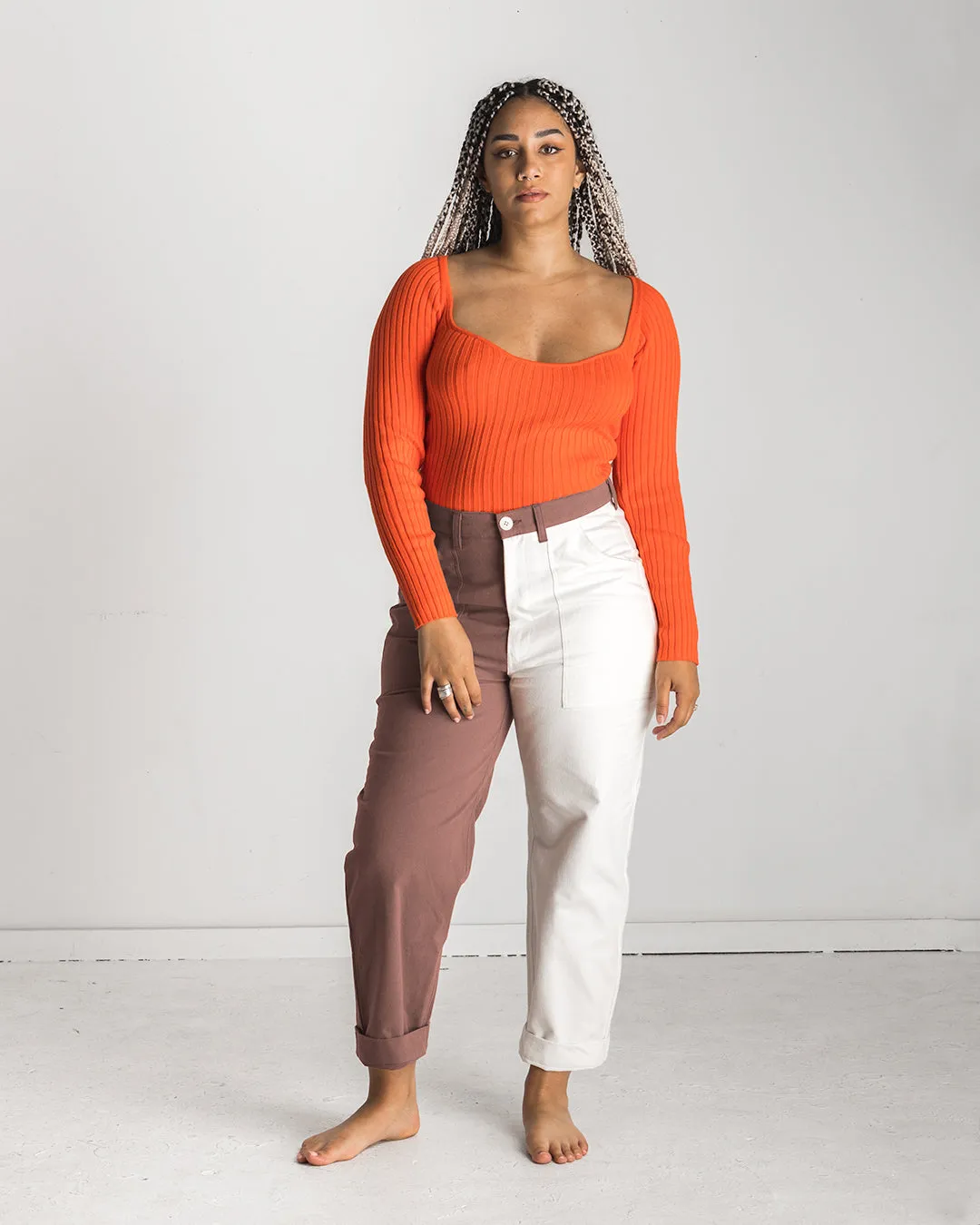 Tangerine Long Sleeve | XS-2X | Seconds Sale | Final Sale